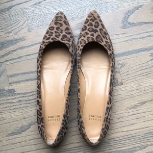 Stuart Weitzman Animal Print Flats